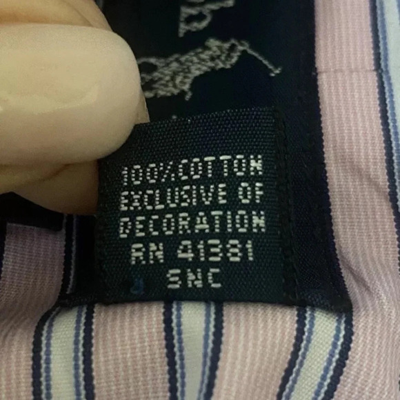 Polo Ralph‎ Lauren Striped Button Up Dress Shirt Pony Mens 16.5 Large - Picture 5 of 5